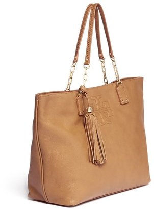 Tory Burch 'Thea' leather tassel tote