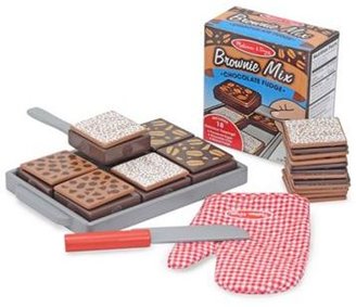 Melissa & Doug M&D Wooden Brownie Cake Role Play Set