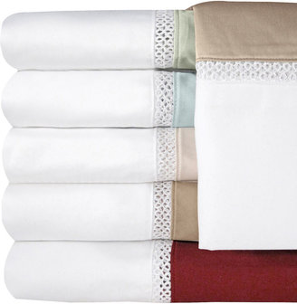 Asstd National Brand Veratex 500tc Cotton Sateen Embroidered Duet Sheet Set