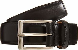 Crockett Jones Crockett & Jones Men's Smooth Leather Belt - Black