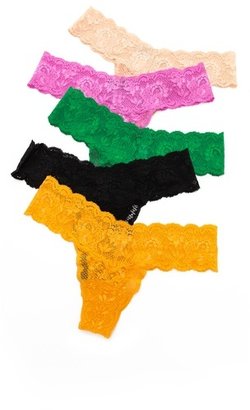 Cosabella Never Say Never Low-Rise Thong 5 Pack