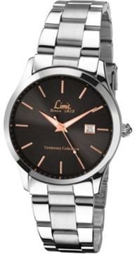 Limit Men's Centenary collection silver coloured bracelet watch.