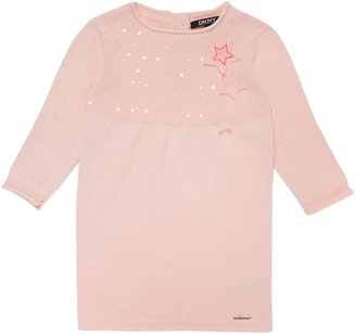 DKNY Baby girls knitted long sleeve dress