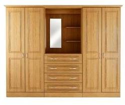 Consort Furniture Limited Dorchester Large 4-Door, 4-Drawer Combi Wardrobe