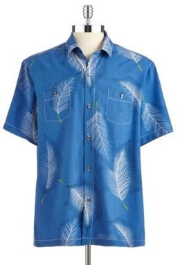 Tommy Bahama Feathered Fonds Button-Down Shirt