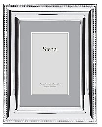 Siena Silverplate Wide Beaded Frame, 5 x 7