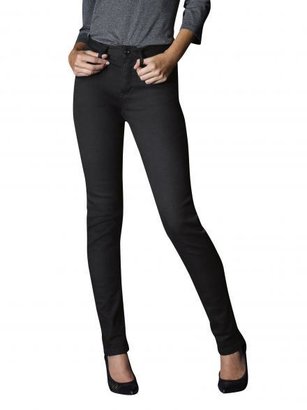 Jeanswest Tummy Trimmer Slim Straight Jeans In Forever Black