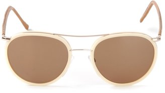 Cutler & Gross Vanilla 1085 Aviator Sunglasses
