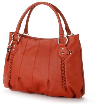 Buxton stitched leather tote