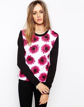 Illustrated People Pink Polka Sweater - multi