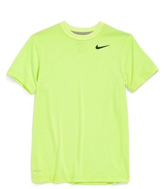 Nike Dri-FIT Stripe Crewneck T-Shirt (Big Boys)