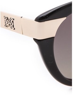 M Missoni Cat Eye Stripe Sunglasses