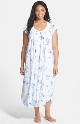 Carole Hochman Designs Long Cotton Nightgown (Plus Size)