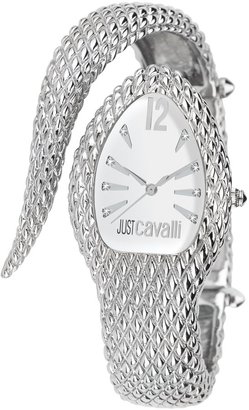 Just Cavalli Women's R7253153645 Poison Stainless Steel Triangular Second Hand Watch