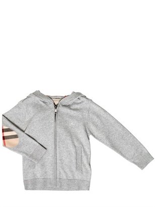 Burberry Hooded Cotton & Cashmere Sweater