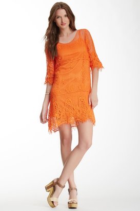 Angie Crochet Knit Dress