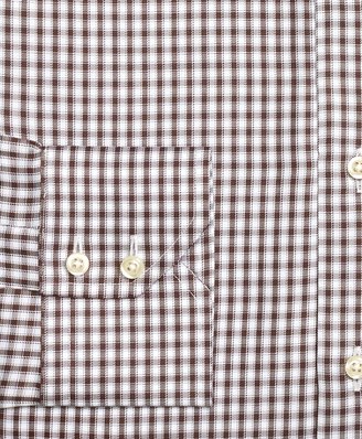 Brooks Brothers Extra-Slim Fit Shadow Check Dress Shirt