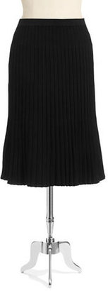 Jones New York Collection Ribbed Flare Skirt