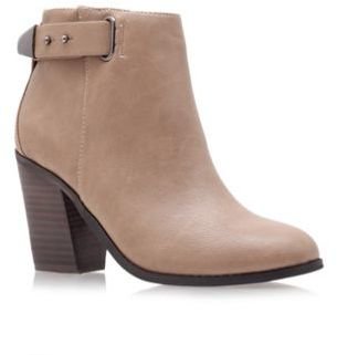 Miss KG Taupe Bea Mid Heel Ankle Boots