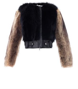 Givenchy Contrast fur jacket
