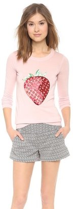 Markus Lupfer Strawberry Sequin Emma Sweater