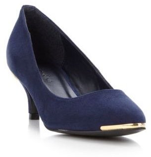 Call it SPRING Navy mid heel Prejean point shoes