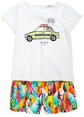 Milly Minis Toddler's & Little Girl's Cab Print Tee
