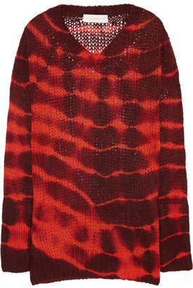 Stella McCartney Tie-dyed alpaca-blend sweater