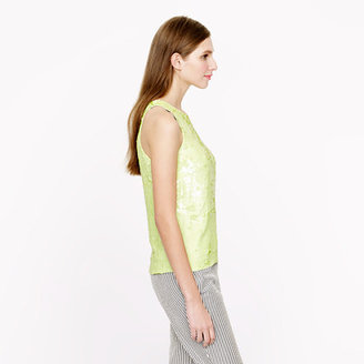 J.Crew Collection shimmer sequin cami