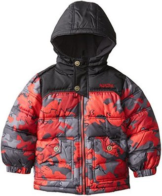 Pacific Trail Little Boys' Camouflage Front-Zip Puffer Coat