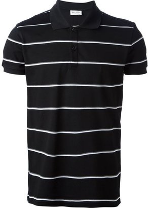Saint Laurent striped polo shirt