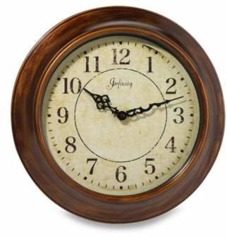 Infinity Instruments Metal 14-Inch Wall Clock
