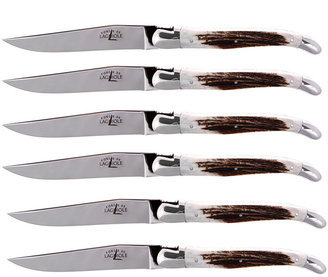 Laguiole Forge de Stag Horn Table Knives - Set of 6