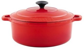 Chasseur Cast iron chilli red 26cm deep casserole dish