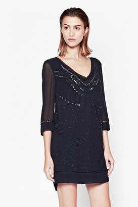 French Connection Evissa Beaded Tunic Dress
