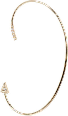 Jennie Kwon Women's Diamond & Gold Wire Ear Cuff
