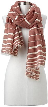 Gap Textural stripe scarf