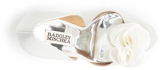 Badgley Mischka 'Blossom' Open Toe d'Orsay Pump (Women)