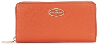 Coach Coral pebbled leather wallet
