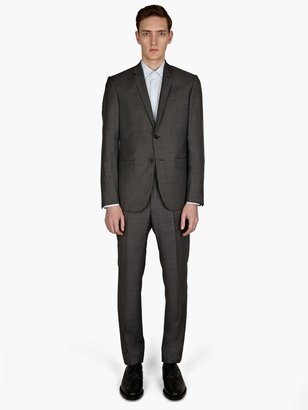 Mr Start Mens Grey Rivington Two-Button Single-Breasted Suit