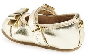 MICHAEL Michael Kors 'Grace Bina' Mary Jane Crib Shoe (Baby)