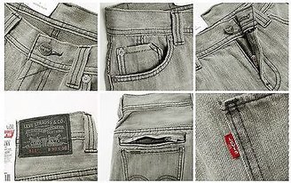 Levi's Size 30 X 32 Levis Style#811-0009 C. Gray Skinny Jeans Nwt