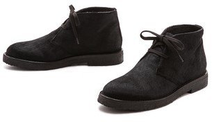 Vince Clay Lace Up Haircalf Booties