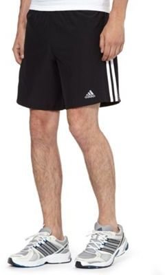 adidas Black 'Response' fitness shorts
