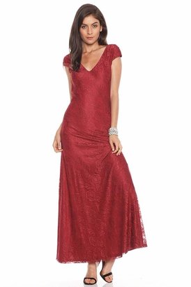 Lovers + Friends Vanity Fair Dress in Scarlet Lace