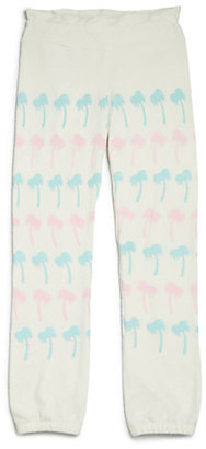 Wildfox Couture Kids Girl's Pastel Palm Trees Sweatpants