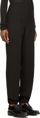 CNC Costume National Black High-Waisted Wool Trousers