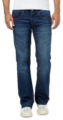 Red Herring Big and tall dark blue bootcut jeans