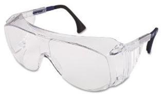 UVEX S0112 Ultra-spec 2001 OTG Safety Eyewear, Clear Frame, Clear Ultra-Dura Hardcoat Lens