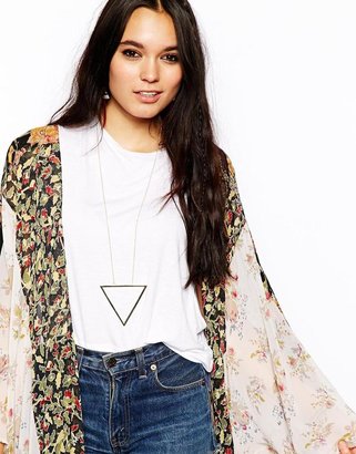 ASOS Triangle Long Necklace